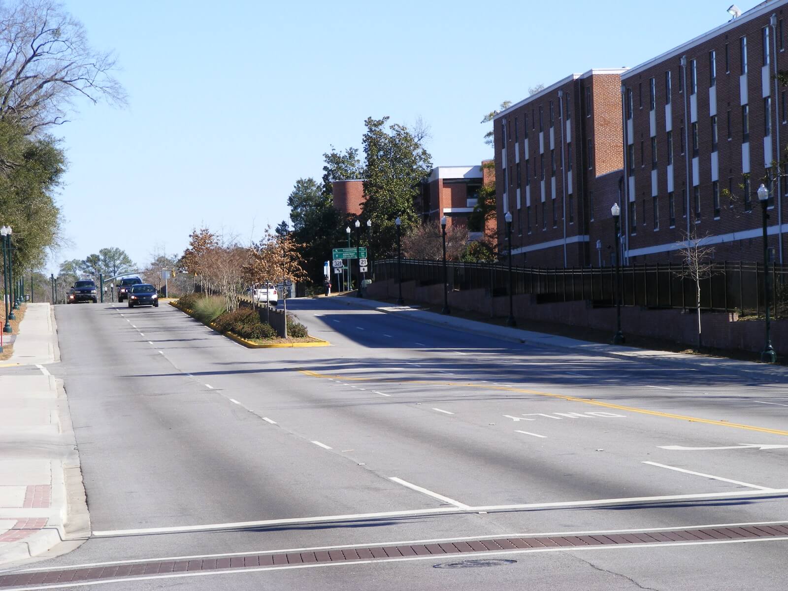 Photograph of the North Main corridor streetscape
